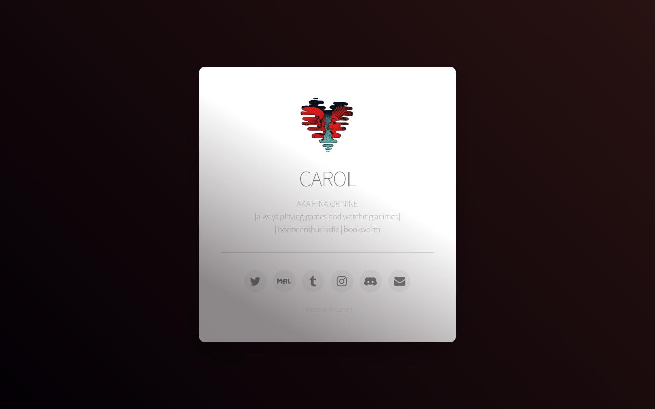 Carrd profile picture for @careless